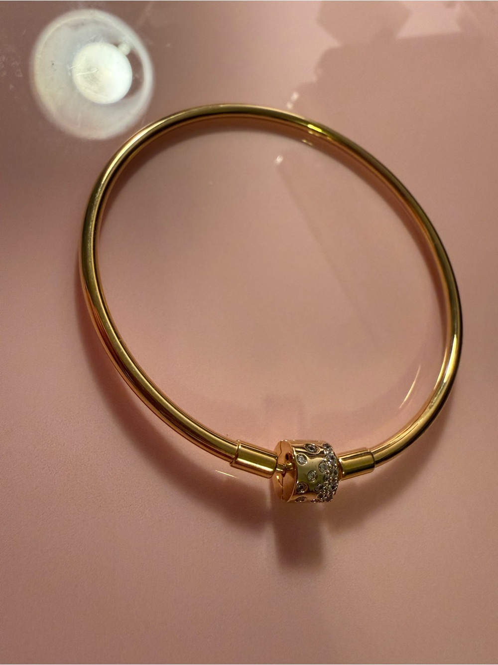 Pandora Gold Tone Bangle